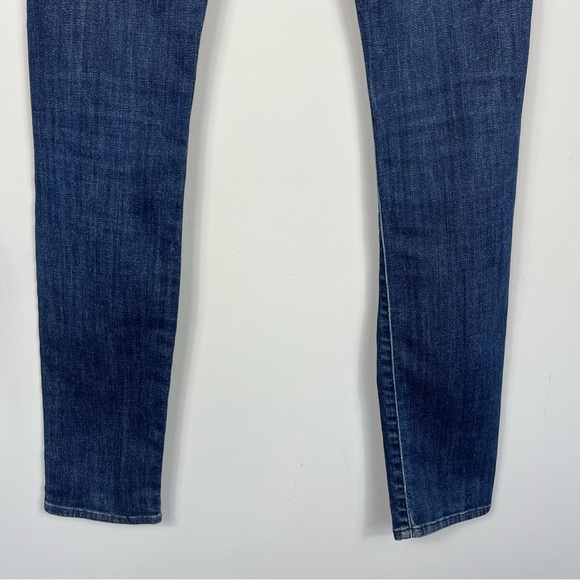 MOTHER High Rise Waisted Looker Flowers From the Storm Wash Skinny Jeans Size 24 - Picture 8 of 16